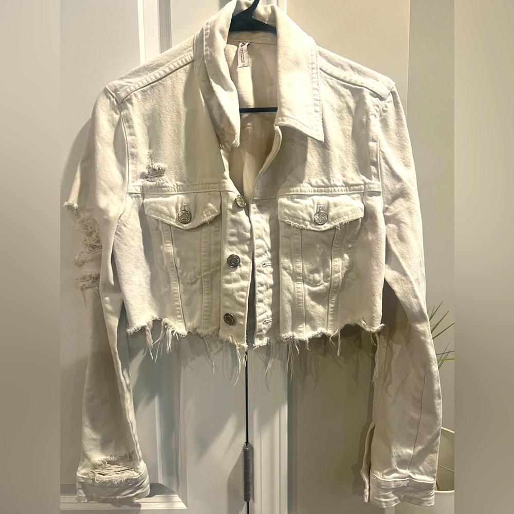 White Denim Jacket
